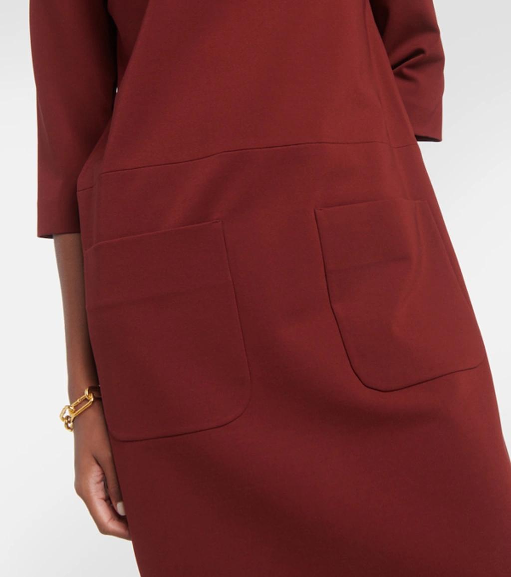 MAX MARA Nettare Jersey Minidress In Red Product Image