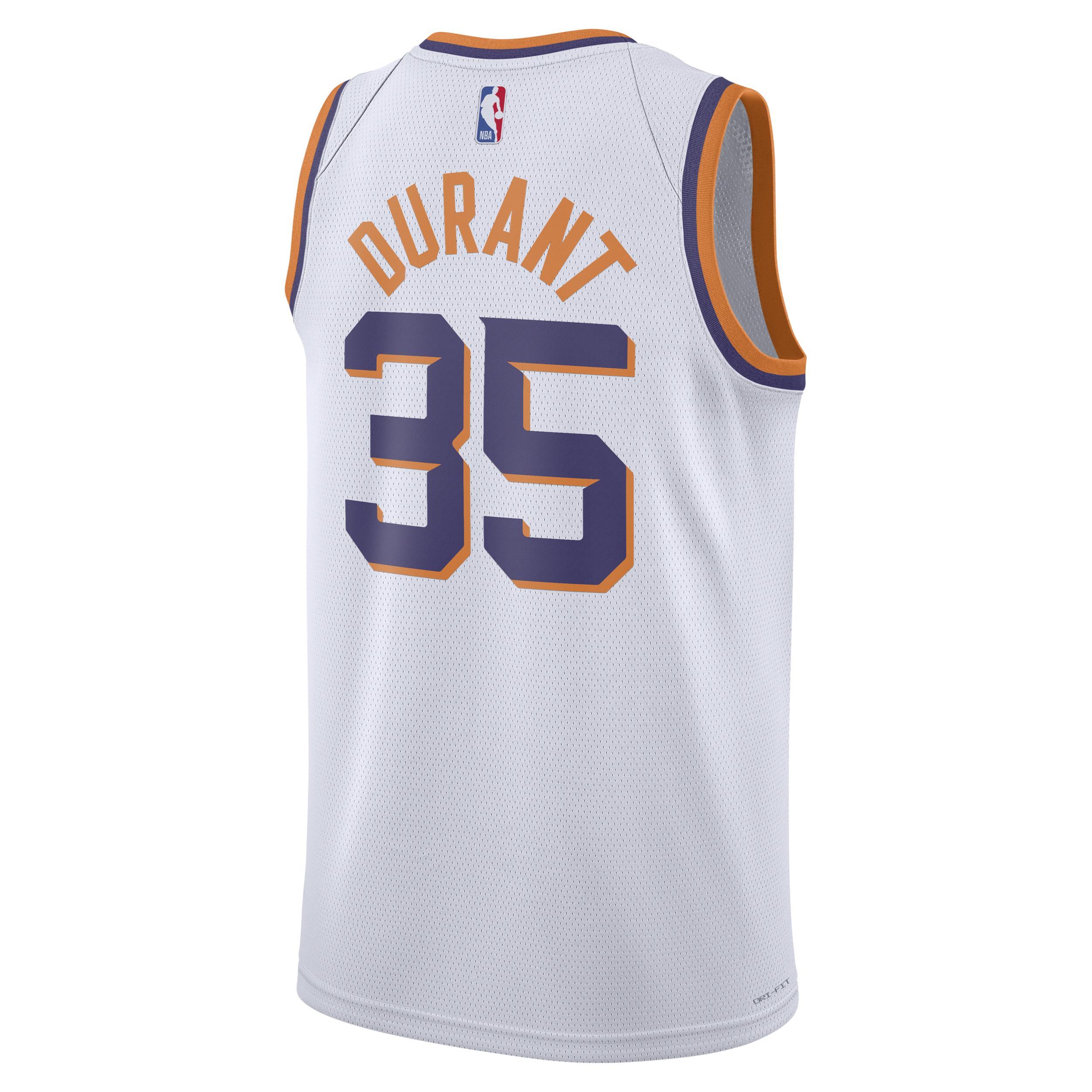 Mens and Womens Nike Kevin Durant White Phoenix Suns Swingman Jersey - Association Edition - White Product Image