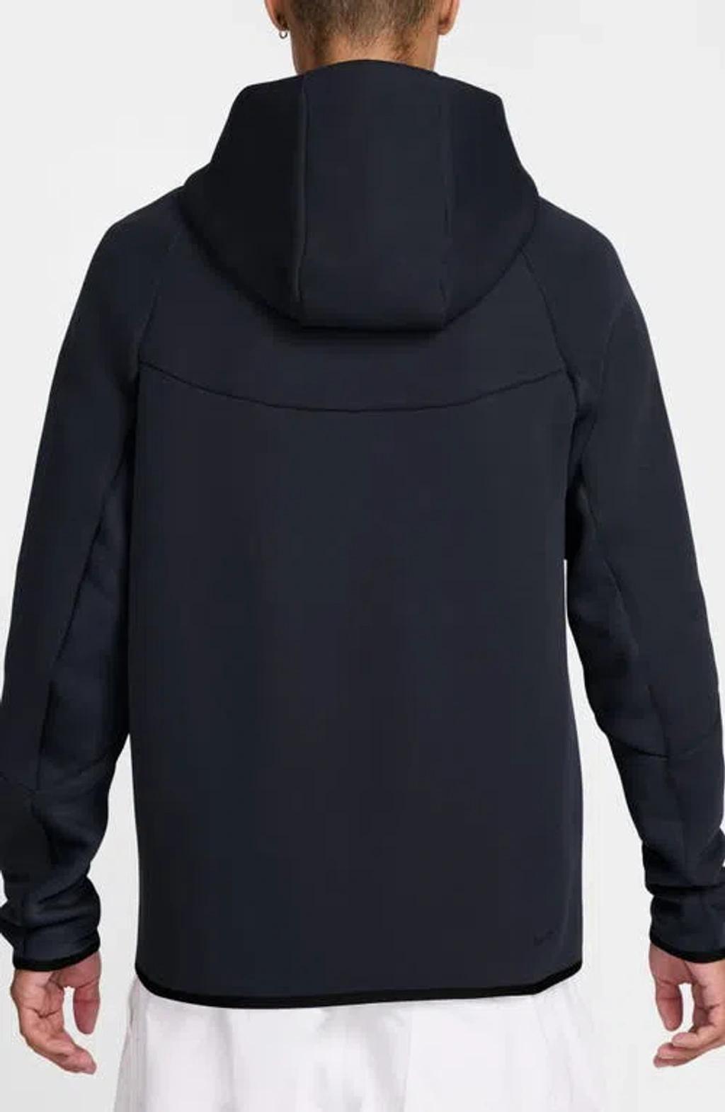 NIKE Mens  Tech Fleece Full-zip Windrunner Hoodie In Black/obsidian Product Image