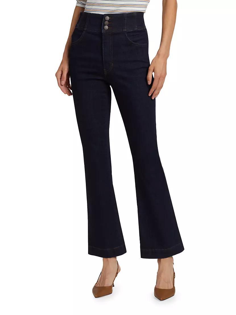 Carson High-Rise Stretch Flare Jeans Product Image