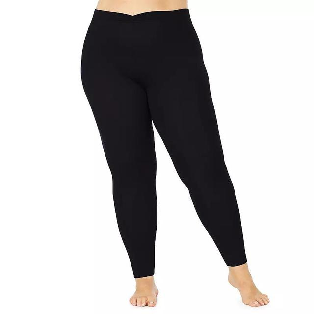 Plus Size Cuddl Duds Softwear with Stretch Leggings, Womens Product Image