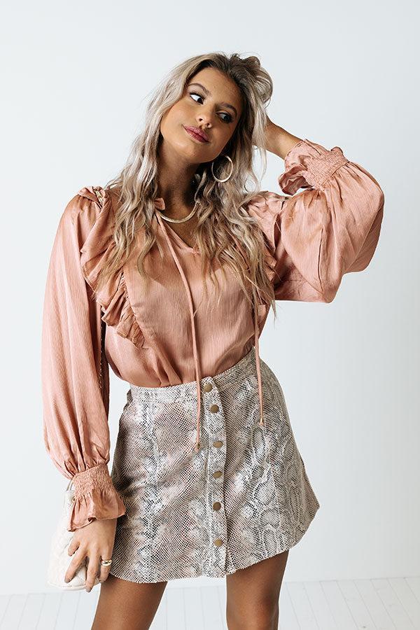 Grand Avenue Shift Top In Light Rustic Rose Product Image