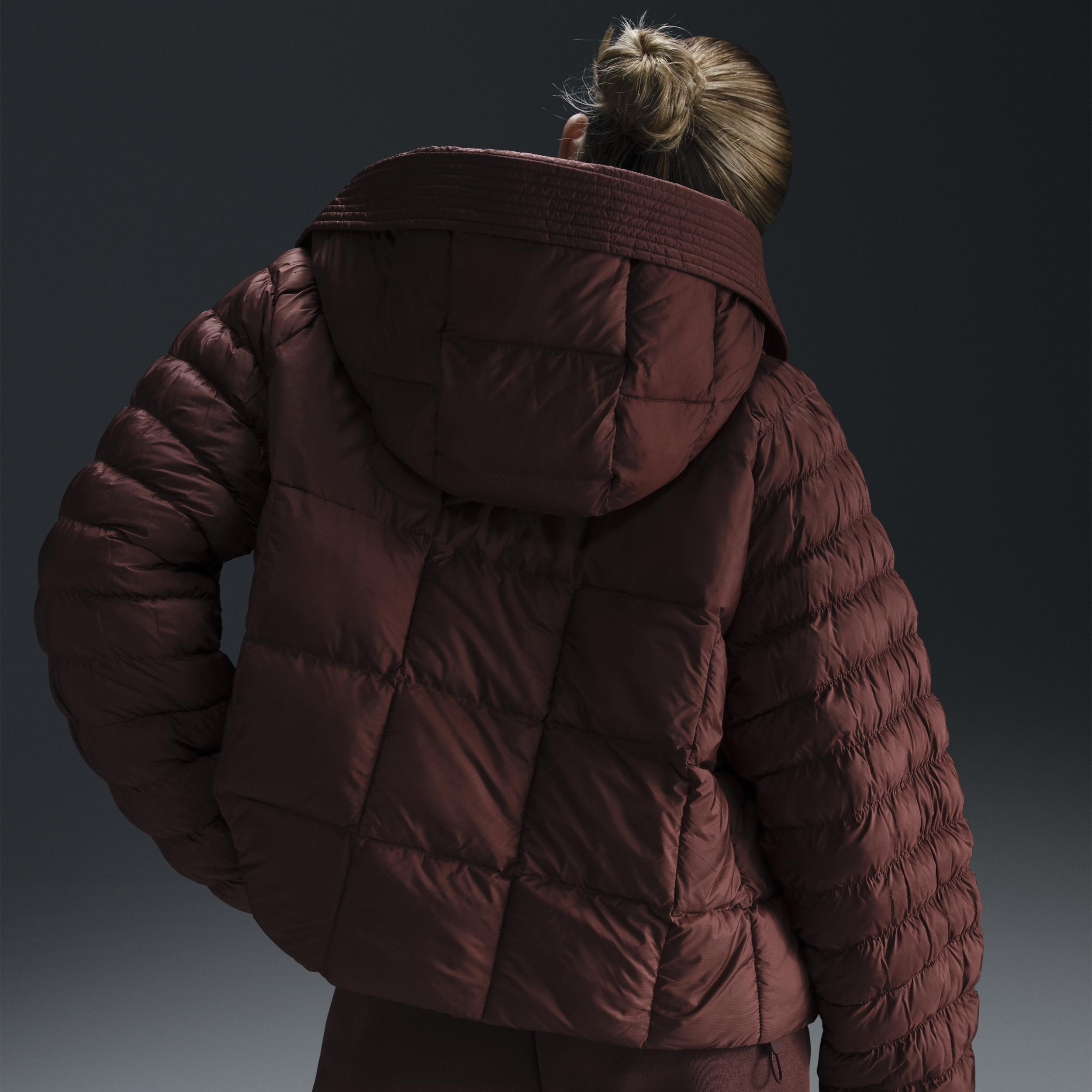 Nike Sportswear Swoosh Puffer PrimaLoft® Women's Therma-FIT Oversized Hooded Jacket Product Image