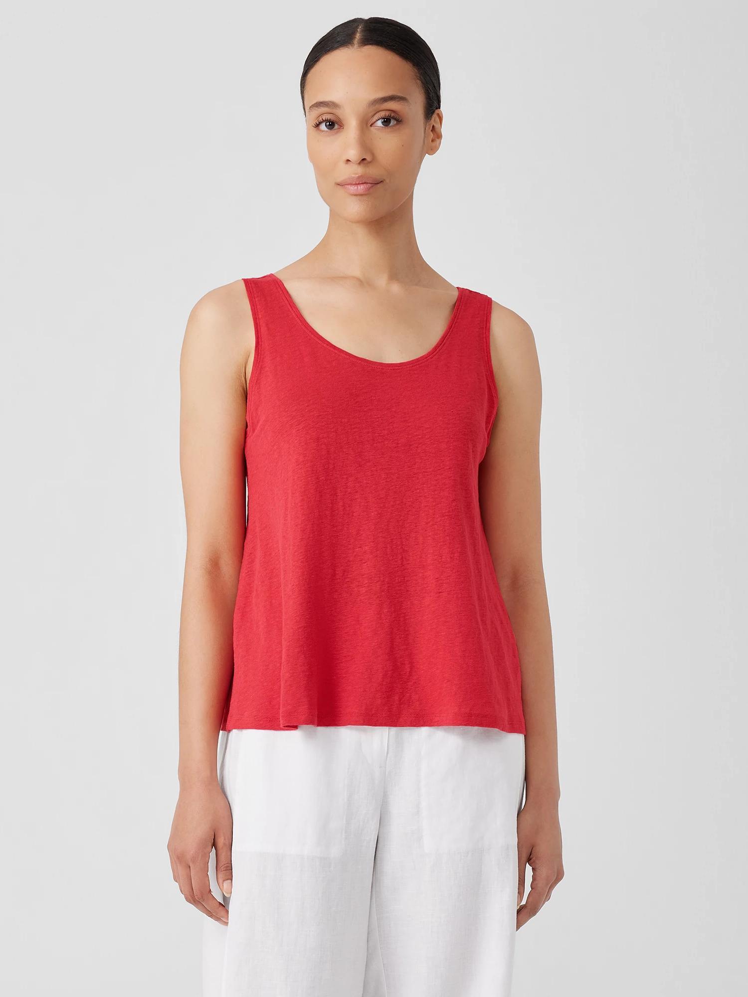 EILEEN FISHER Organic Linen Jersey Tankfemale product image