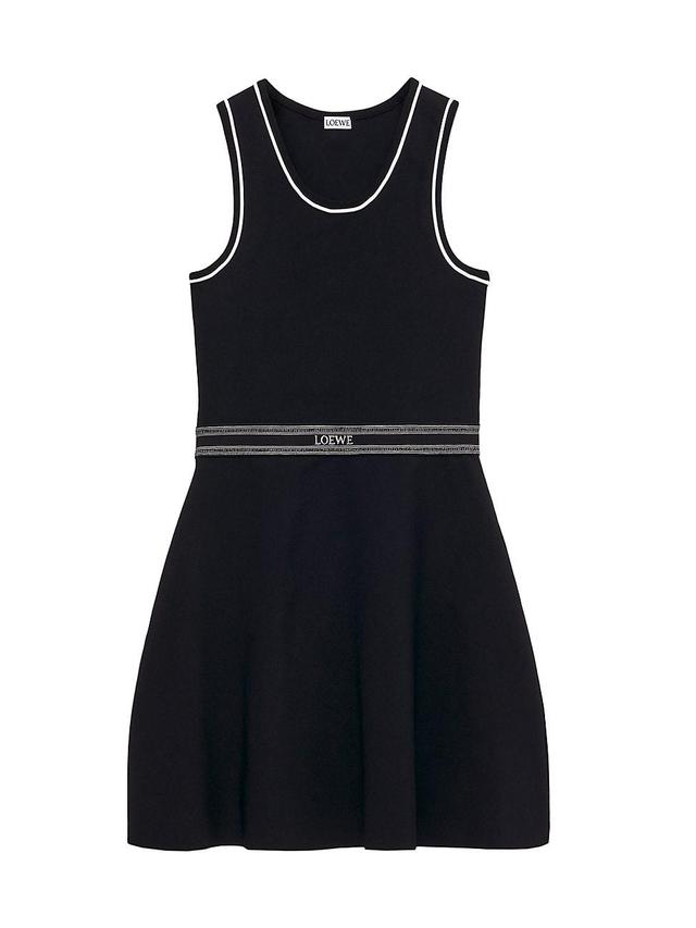 Womens Sleeveless Knit Minidress Product Image