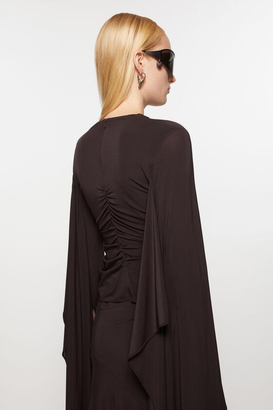 Asymmetric draped top Product Image