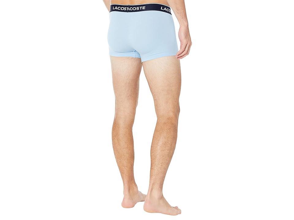 Lacoste Trunks 3-Pack Casual Classic (Vaporous/Overview/Silver) Men's Underwear Product Image