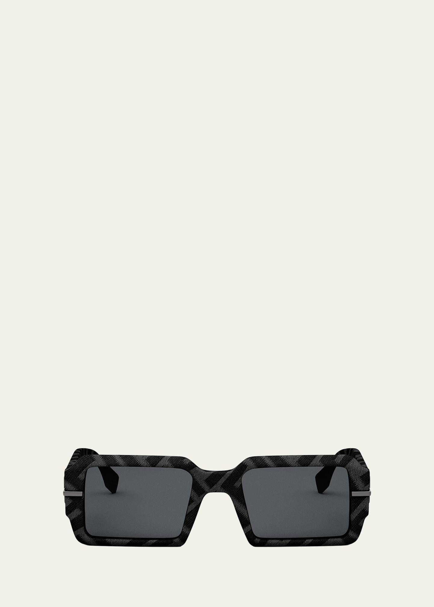 Mens Fendi Shadow 54MM Rectangular Sunglasses Product Image