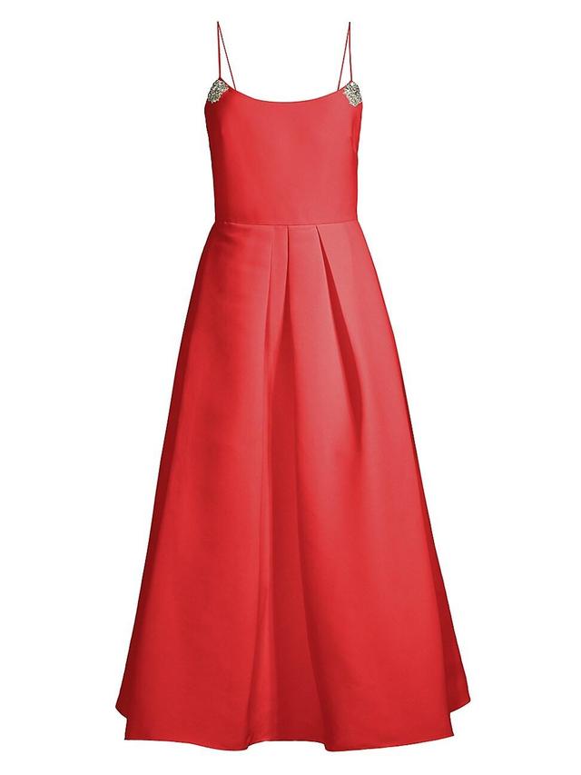 Womens Audra Pleated Cocktail Dress Product Image