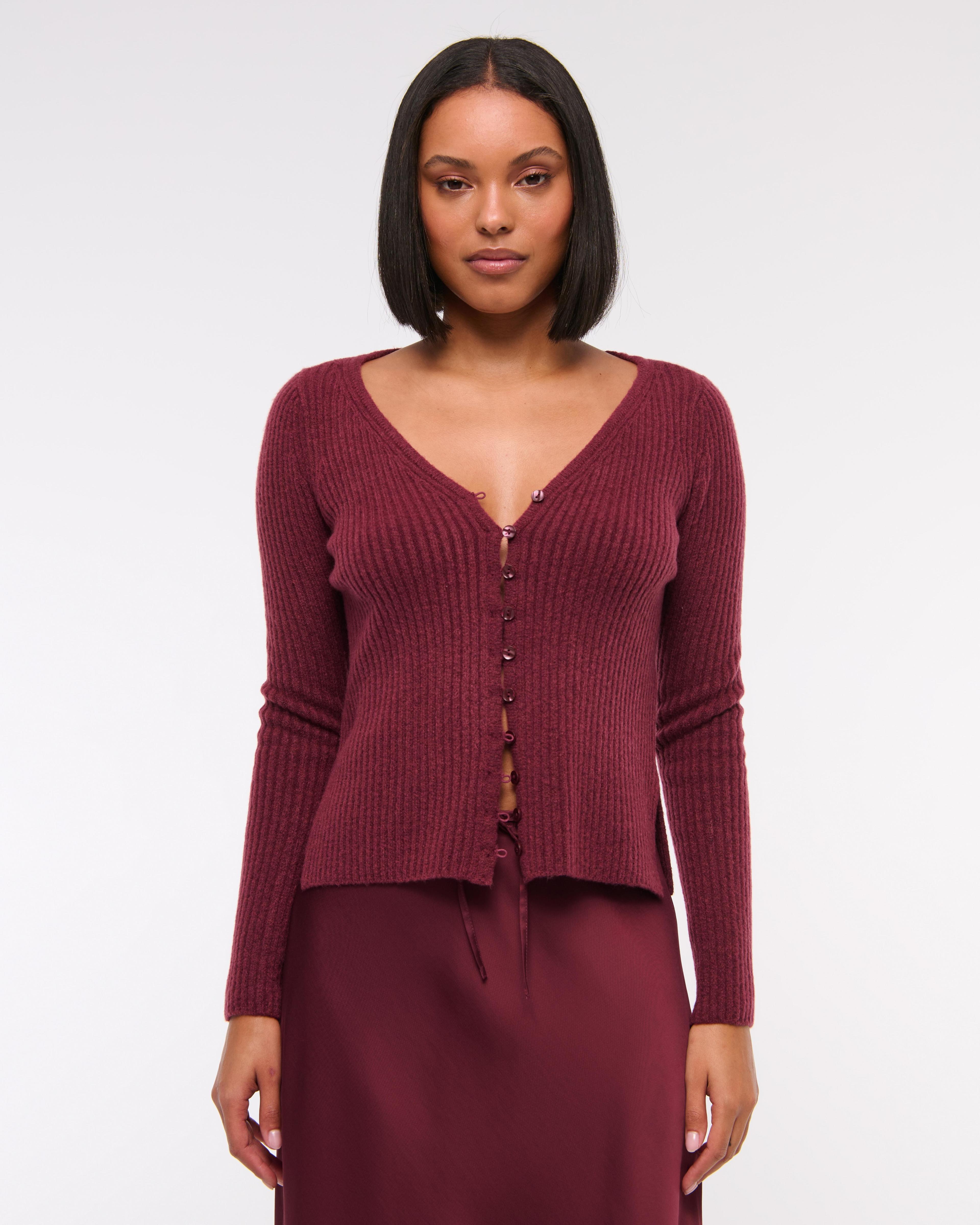 Ribbed Skimming Cardigan Product Image