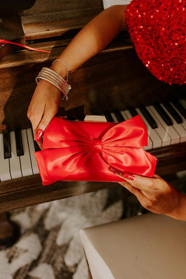 Holiday Soiree Satin Clutch Product Image