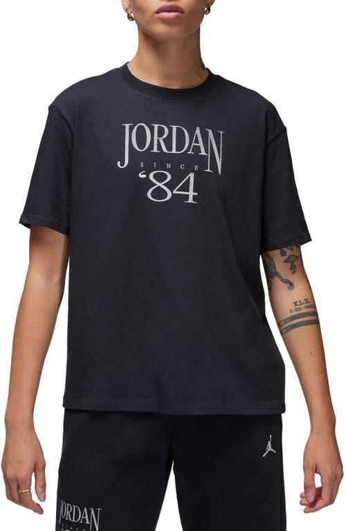 Jordan Womens Short Sleeve GF Heritage T-Shirt - Black/Sail Product Image