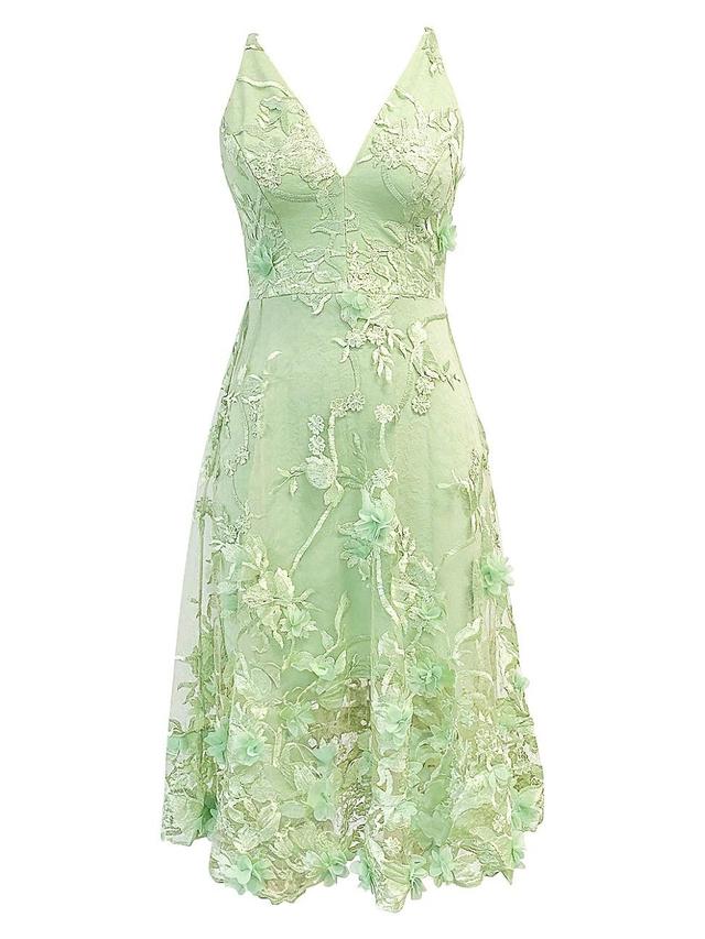 Dress the Population Audrey Embroidered Fit & Flare Dress Product Image