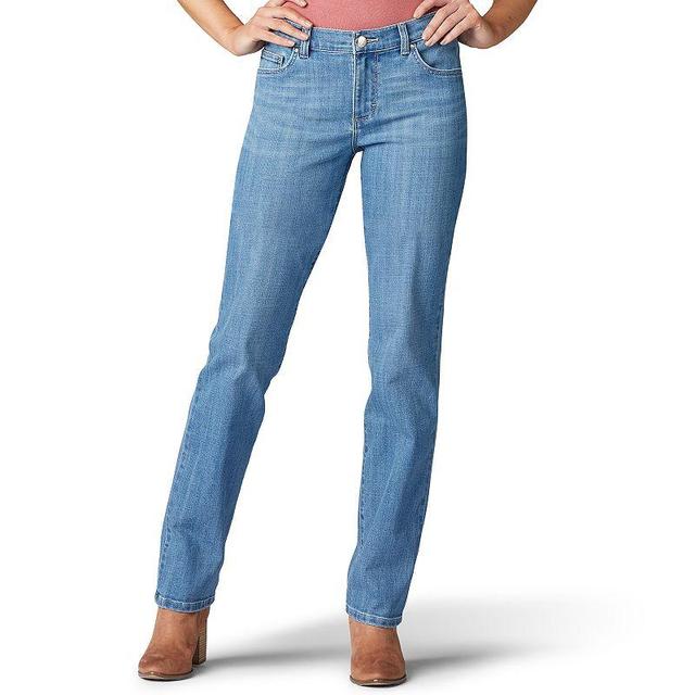 Womens Lee Relaxed Fit Straight-Leg Jeans Dark Blue Product Image