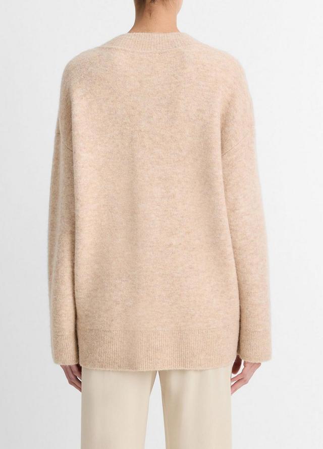 Textured Soft Sculpted Crew Neck Sweater Product Image