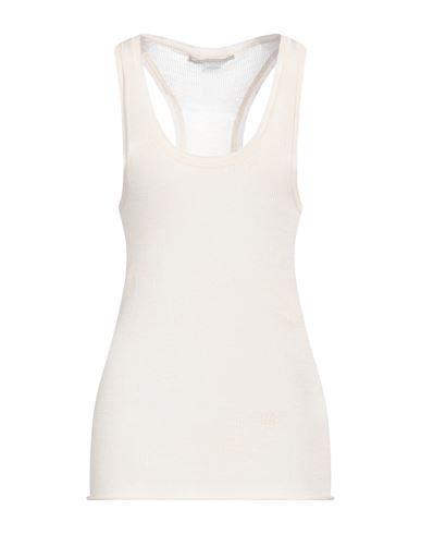 STELLA MCCARTNEY Woman Tank Top Ivory Size L Wool In White Product Image