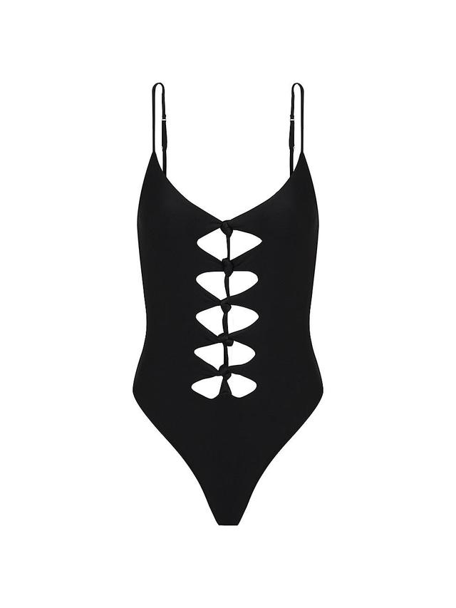 Womens Megan Cut-Out One-Piece Swimsuit Product Image