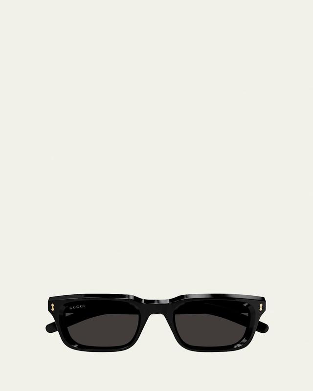 Mens SL 668 Acetate Rectangle Sunglasses Product Image