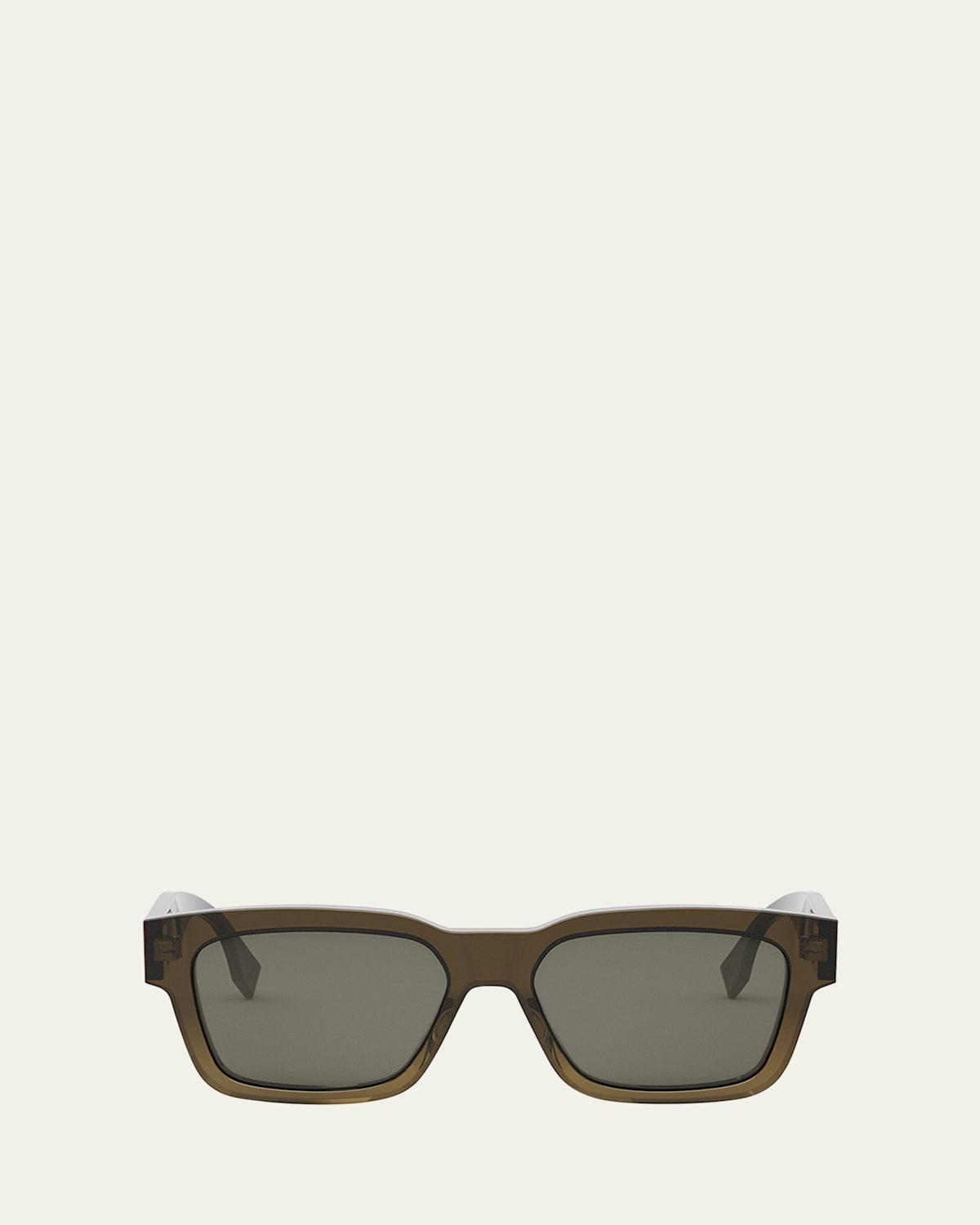 Mens OLock Acetate Rectangle Sunglasses Product Image