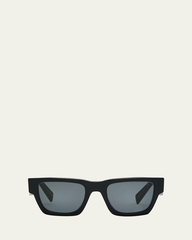 Mens Acetate Square Sunglasses Product Image