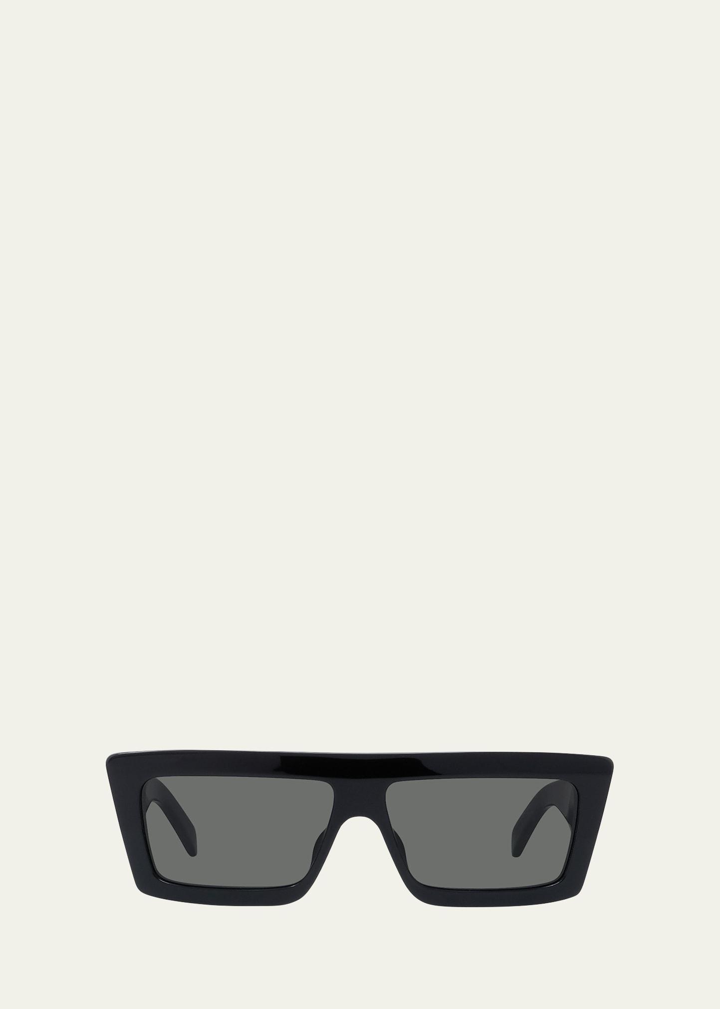 Logo Rectangle Acetate Sunglasses Product Image