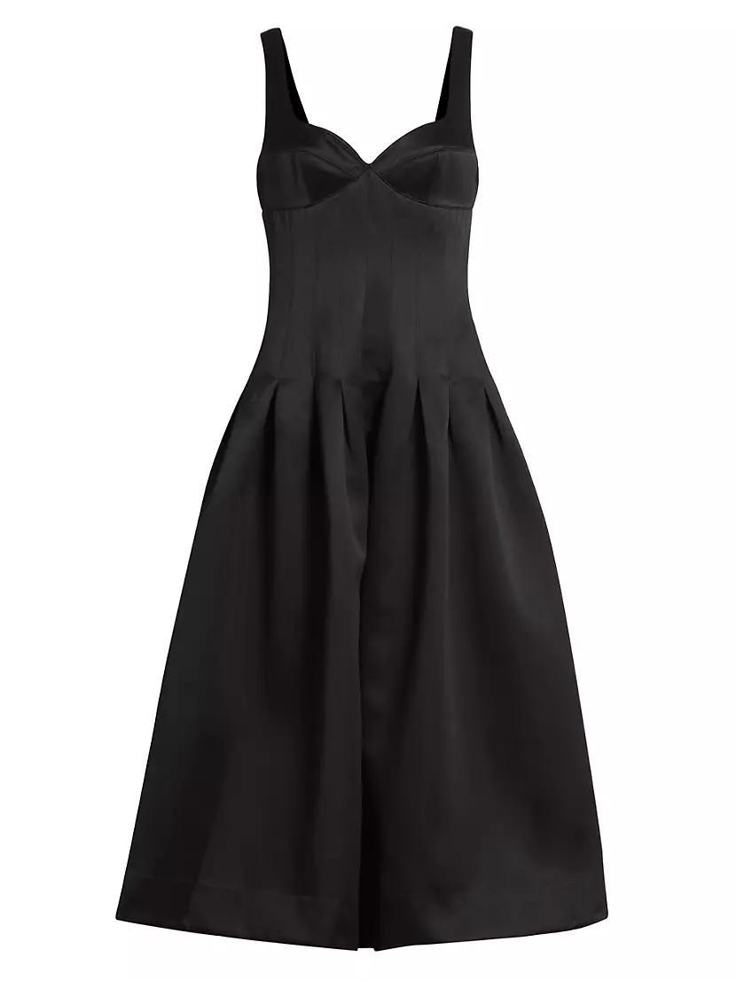 Cory Corset-Waist Midi-Dress product image