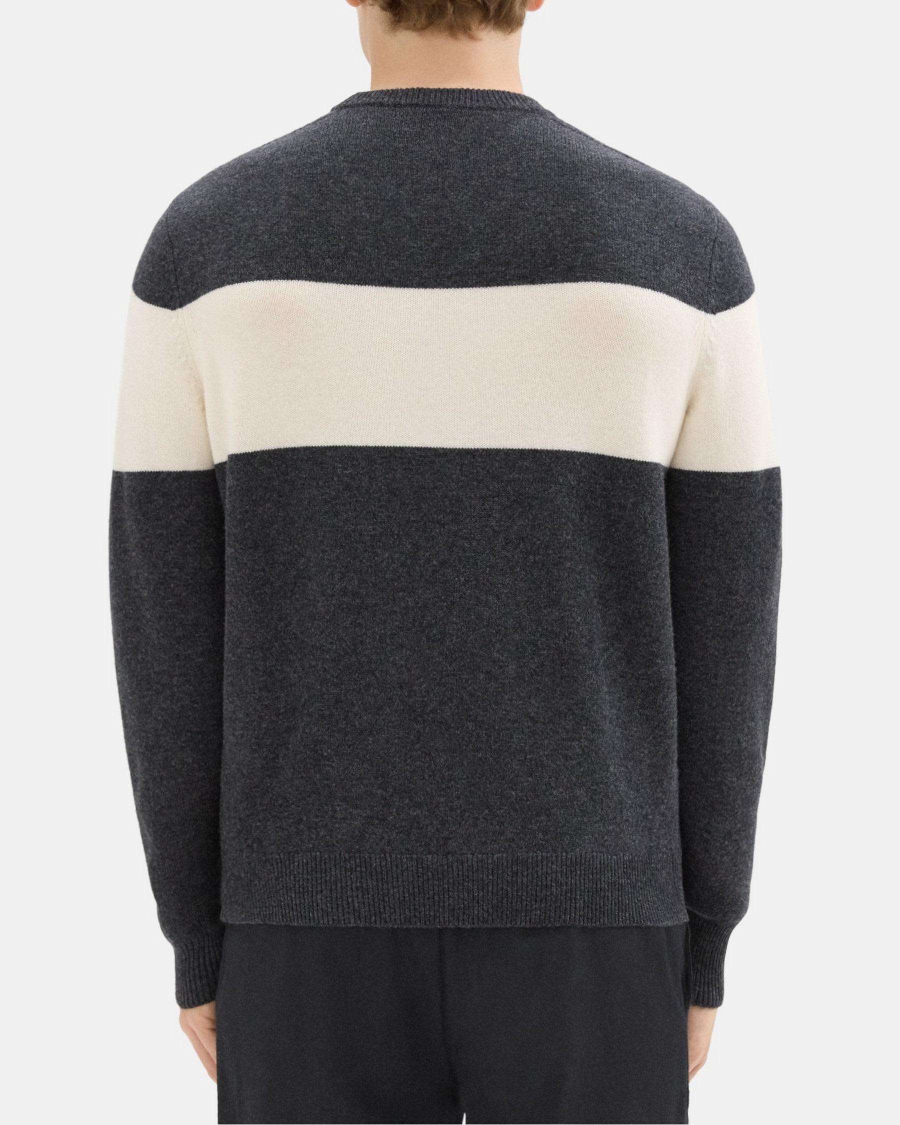 Crewneck Sweater in Wool-Cashmere Product Image