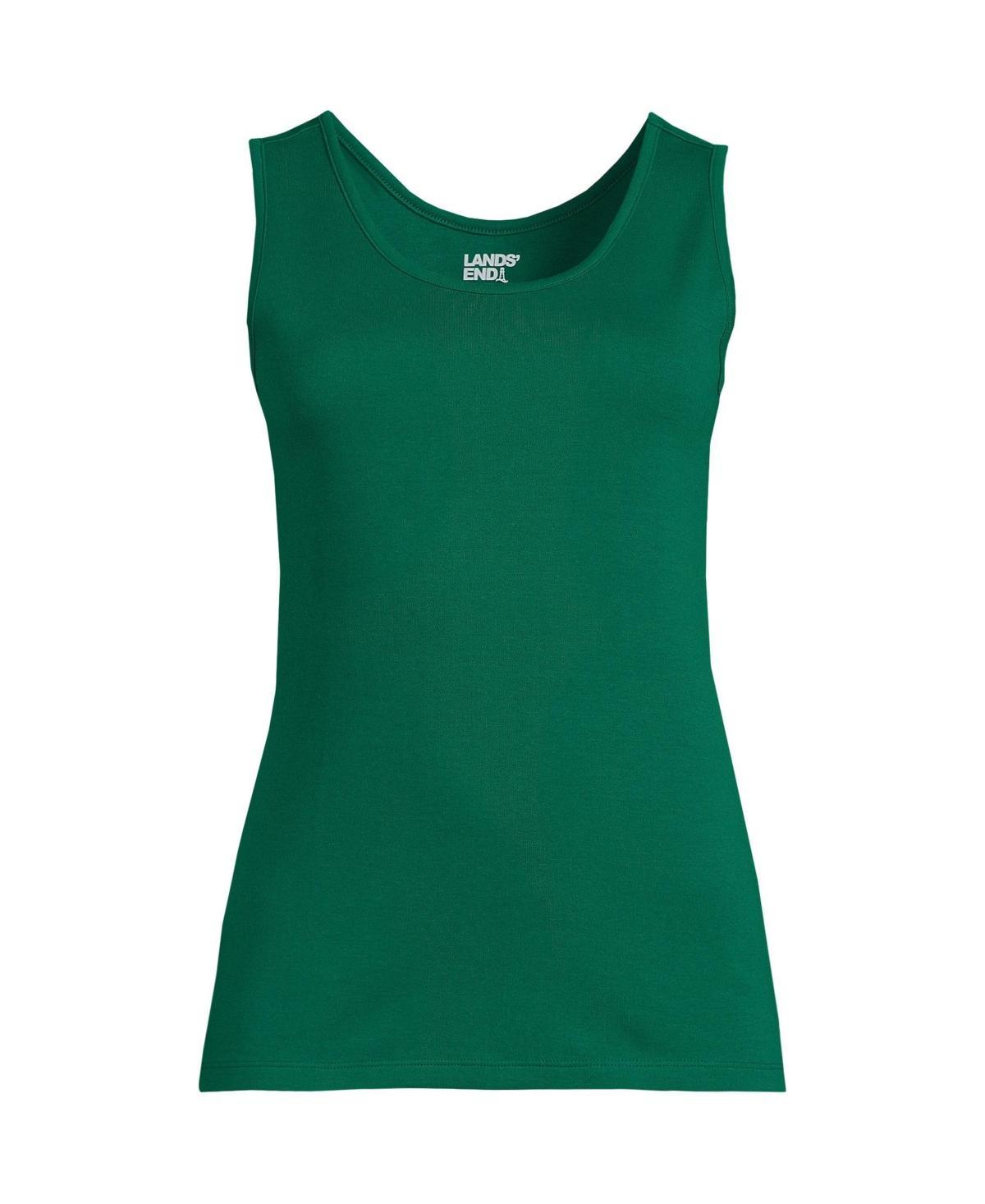 Womens Lands End Cotton Tank Top Product Image