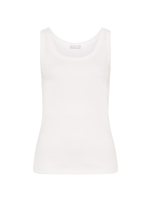 Womens Sleep And Lounge Ribbed Cotton Tank Top Product Image