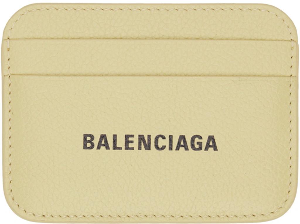 BALENCIAGA Yellow Cash Card Holder Product Image