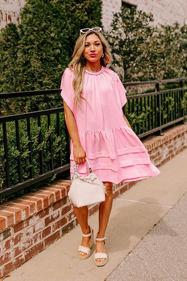 Southern Sweetheart Shift Dress in Pink Product Image