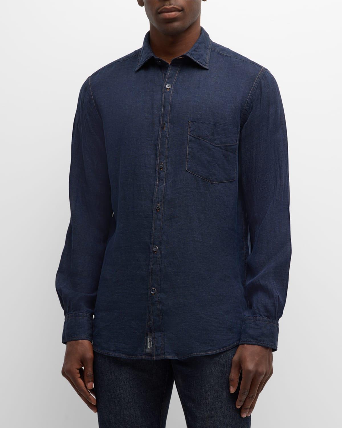 Mens Kingswell Linen Chambray Shirt Product Image