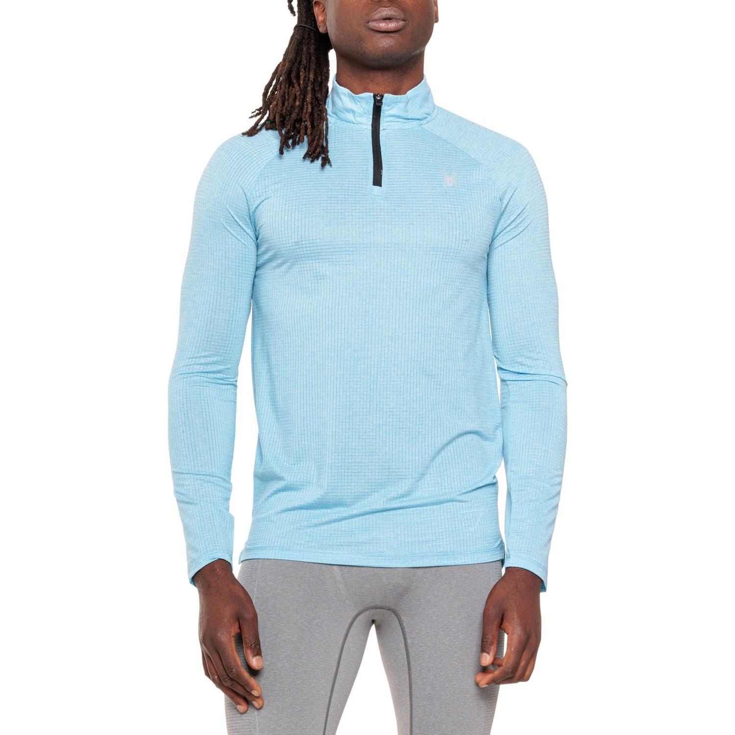 Spyder Textured Ribbed Shirt - Zip Neck, Long Sleeve Product Image