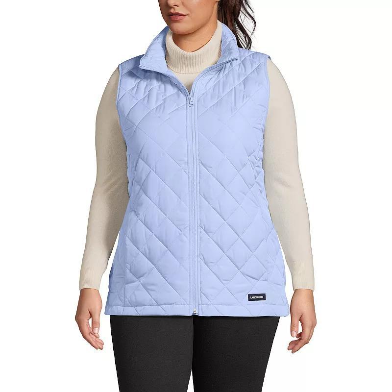 Plus Size Lands End Insulated Vest, Womens Red Product Image