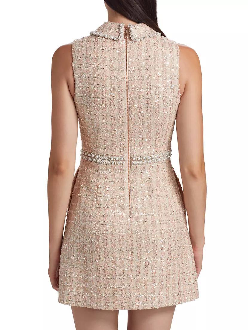 Ellis Embellished Tweed Minidress Product Image