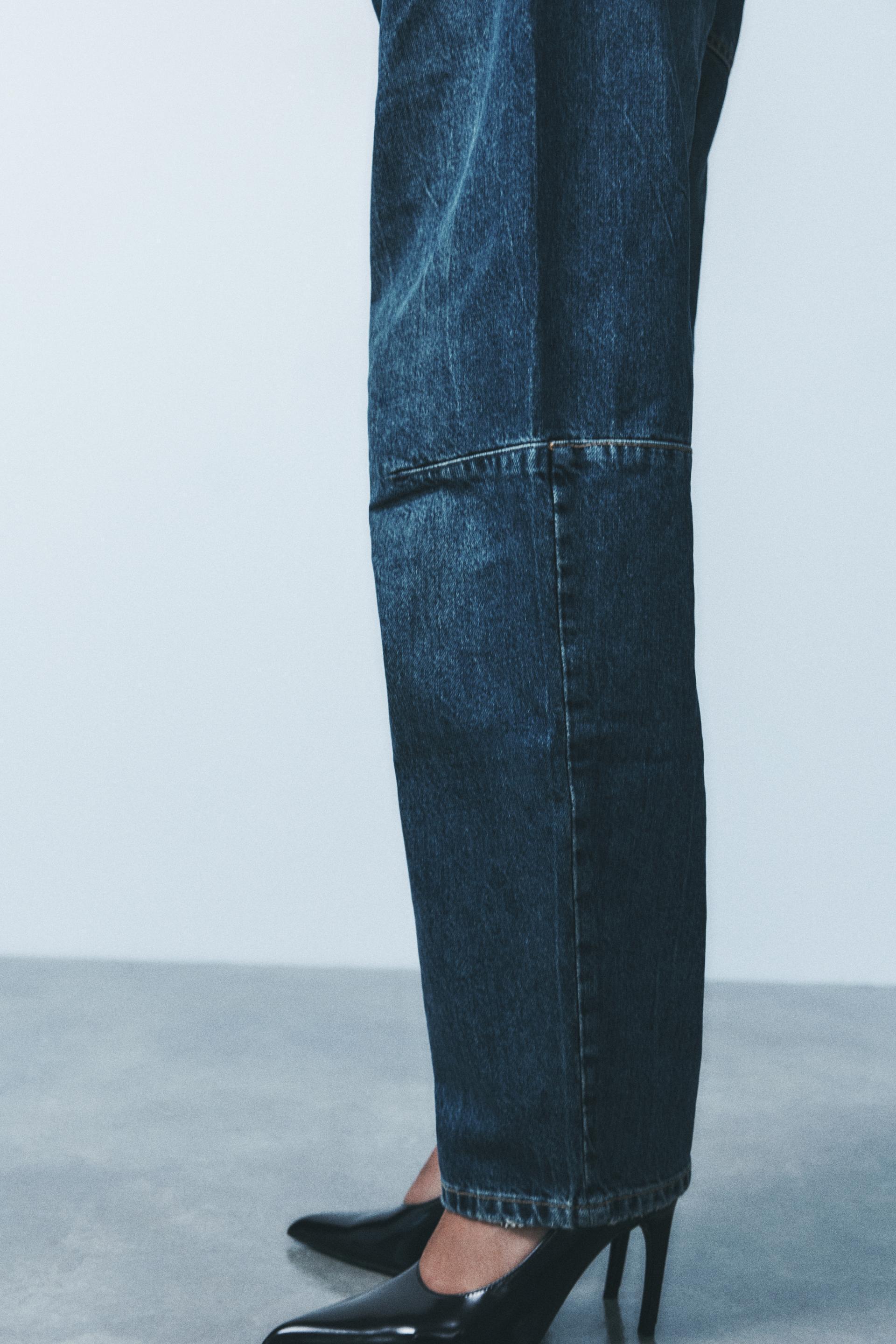 MID WAIST TRF BALLOON JEANS Product Image