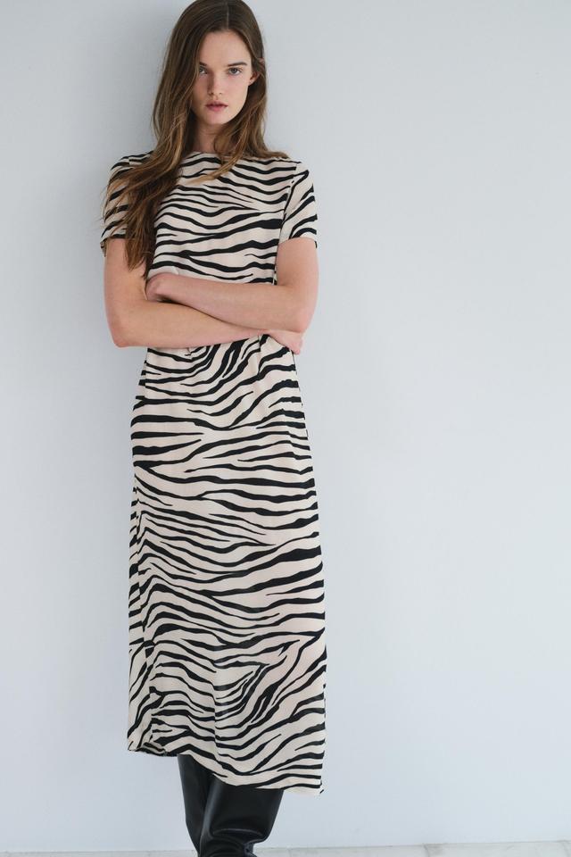 ANIMAL PRINT DRESS ZW COLLECTION Product Image