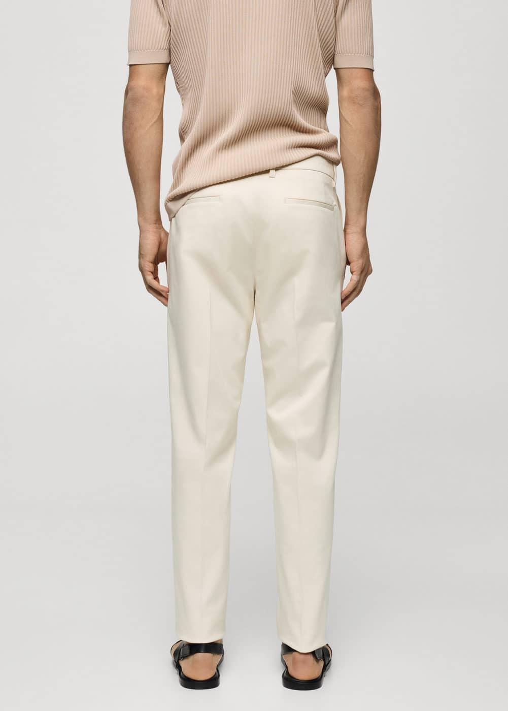 MANGO MAN - Slim fit chino trousers off whiteMen Product Image