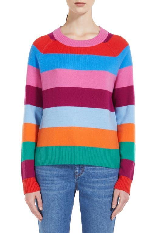 Weekend Max Mara Cosimo Colorblock Stripe Cashmere Sweater Product Image