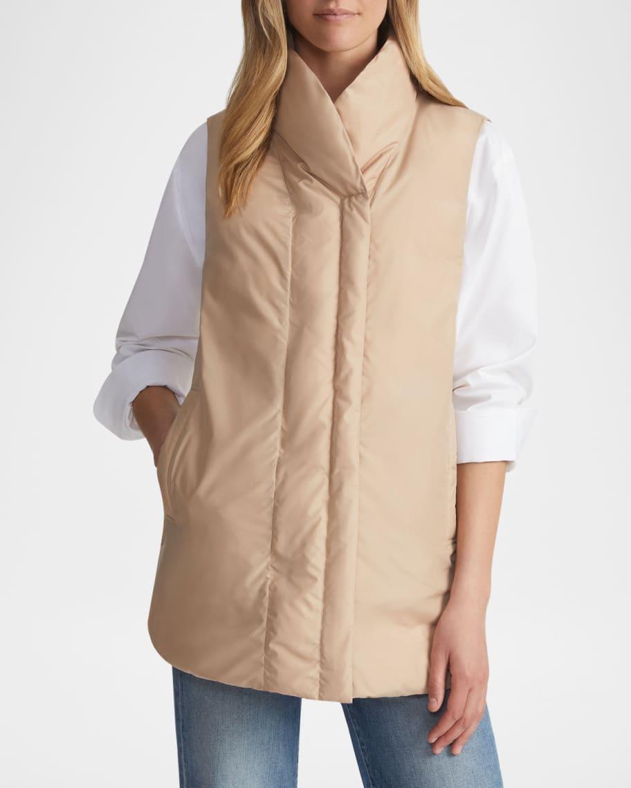 Reversible Shawl-Collar Puffer Vest Product Image