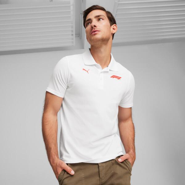 PUMA F1Â® ESS Logo Men's Motorsport Polo Shirt Product Image