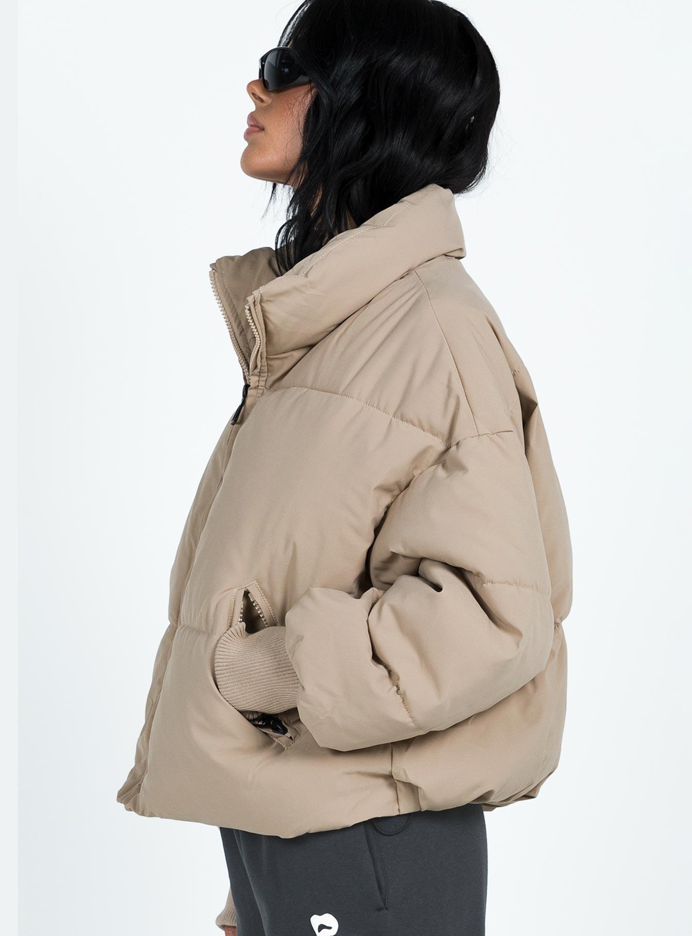 7th Avenue Puffer Jacket Beige Product Image