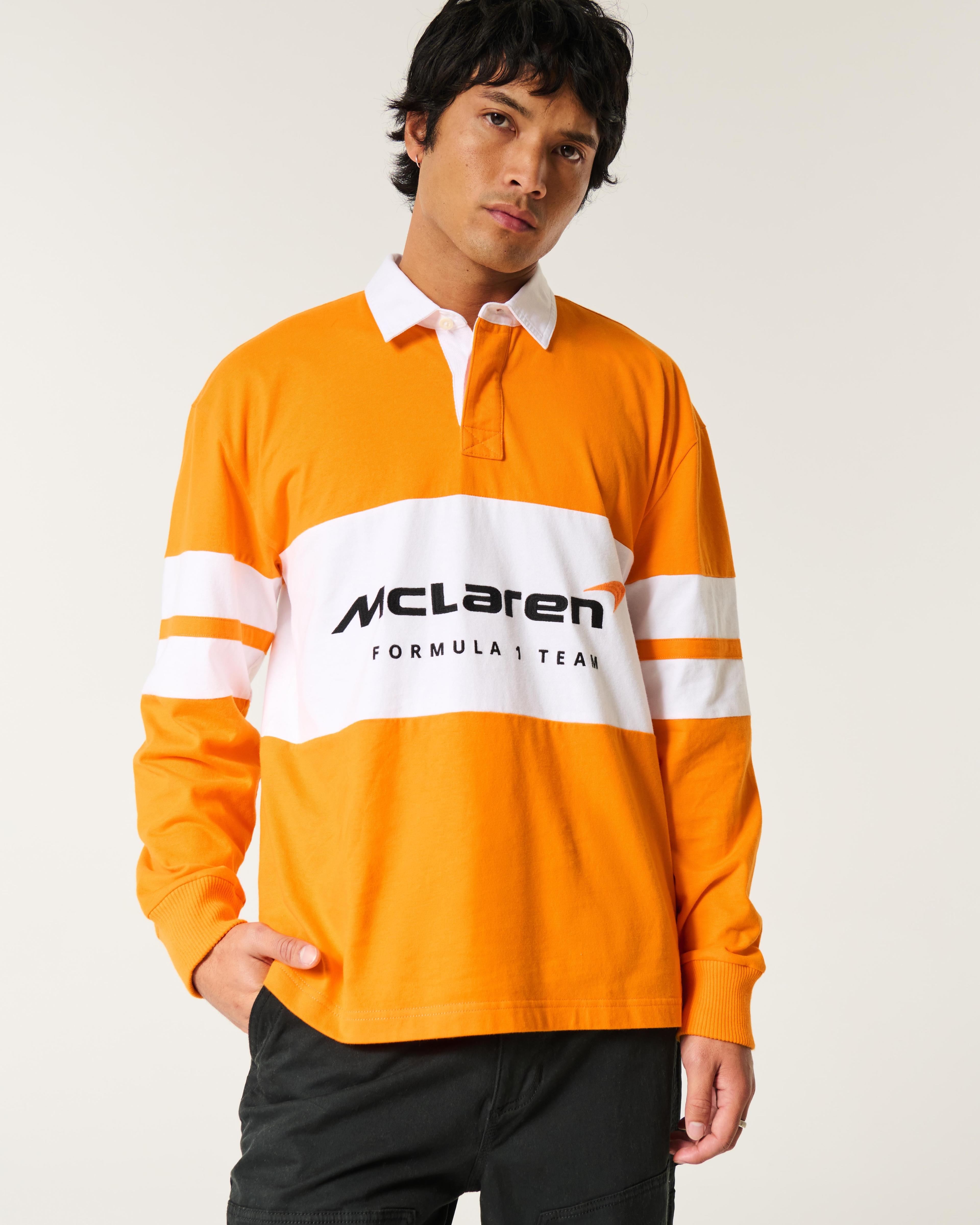 Boxy Heavyweight McLaren Graphic Rugby Polo Product Image