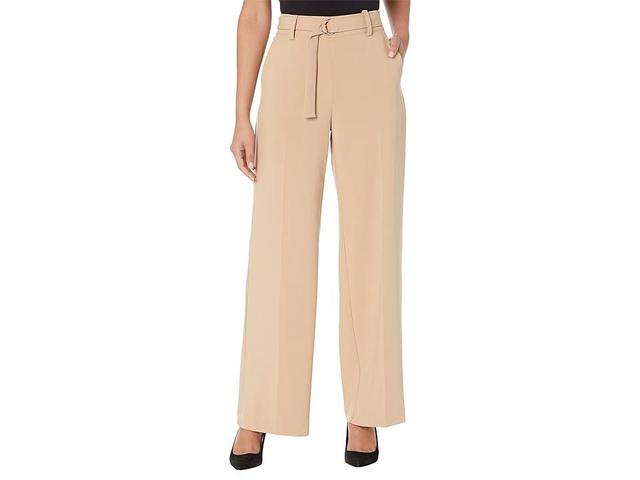 Vince Camuto Straight Leg Pants with Belt (Fall Camel) Women's Casual Pants Product Image