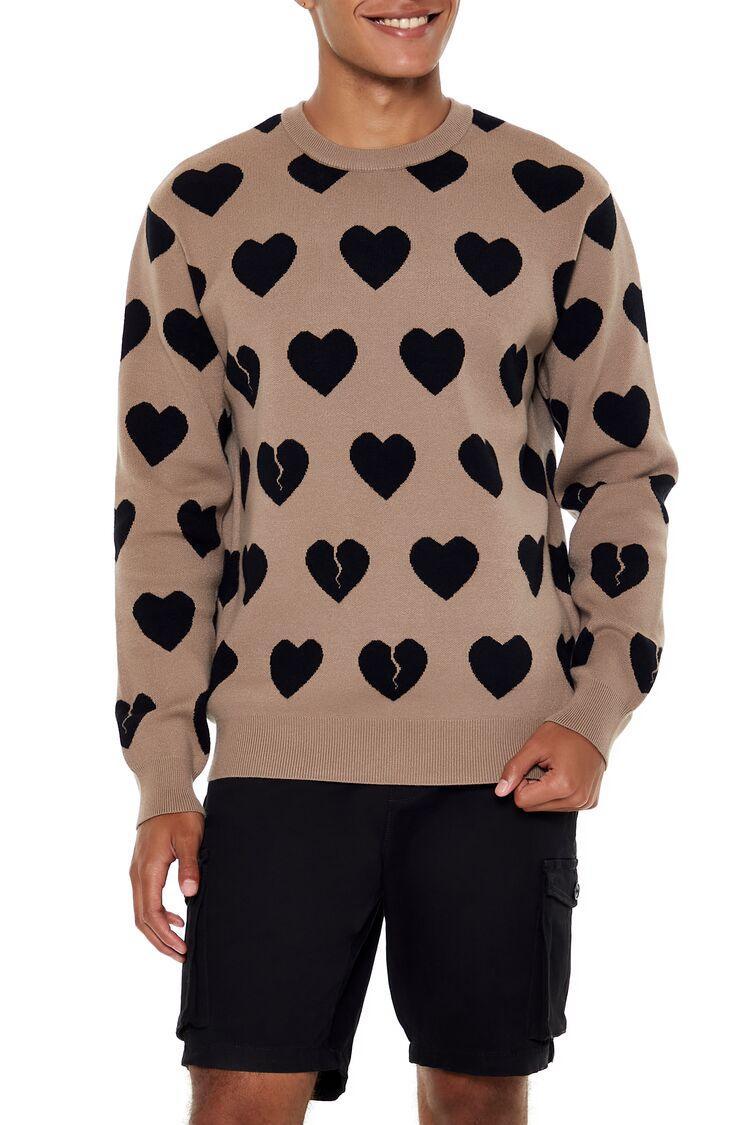 Heart Print Sweater | Forever 21 Product Image