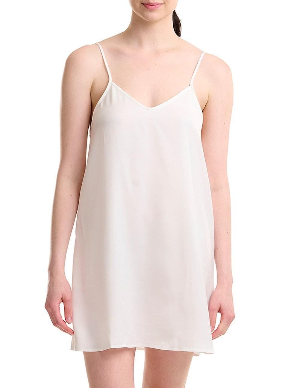 Womens Satin Strappy Chemise Product Image