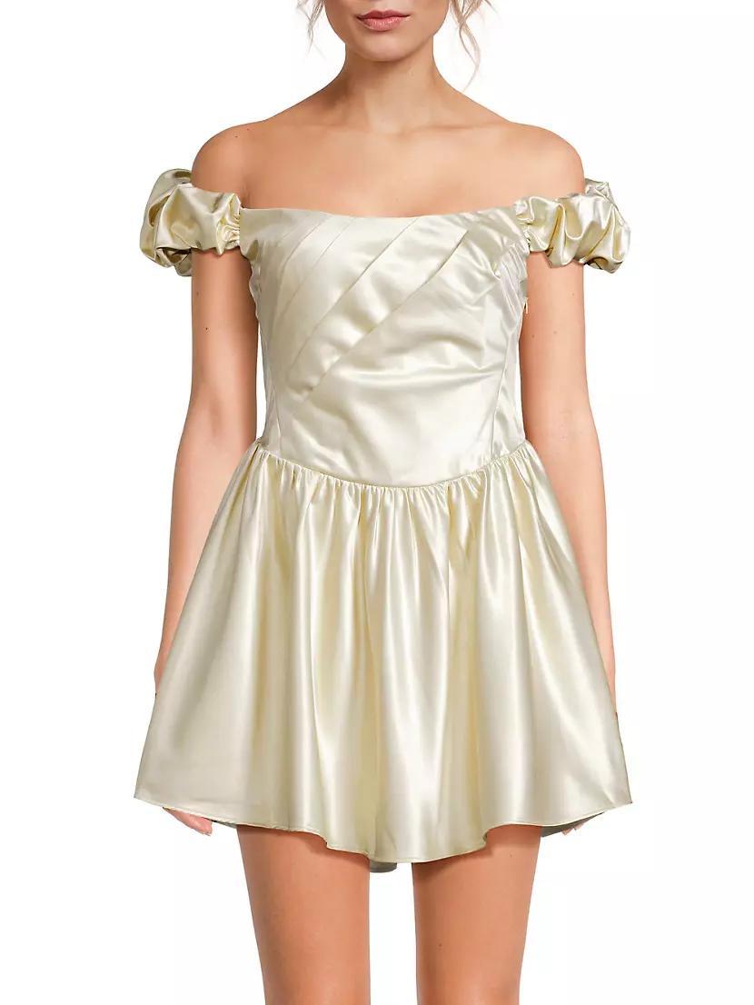 Cailey Off-The-Shoulder Minidress Product Image