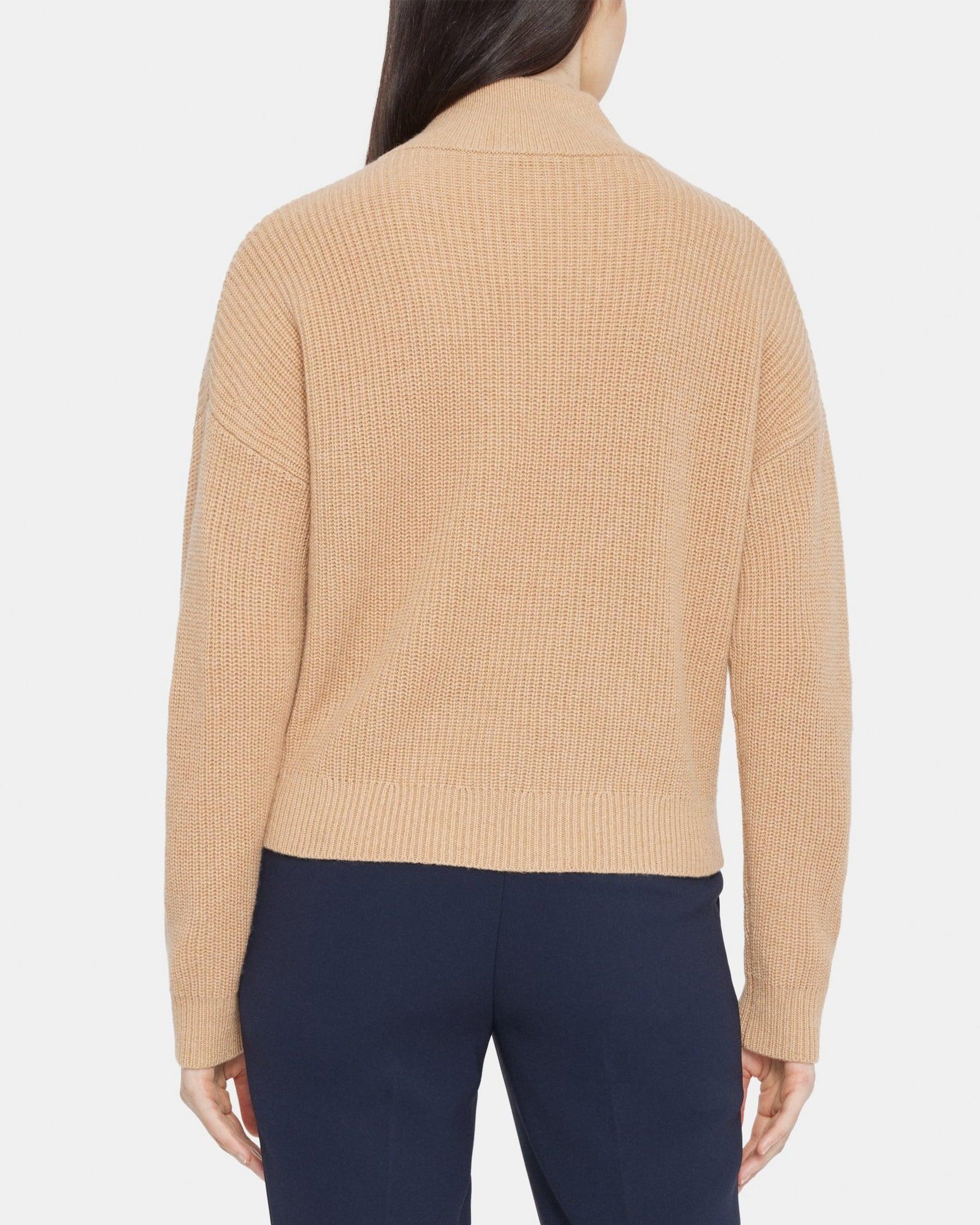 Half-Button Sweater in Wool-Cashmere Product Image