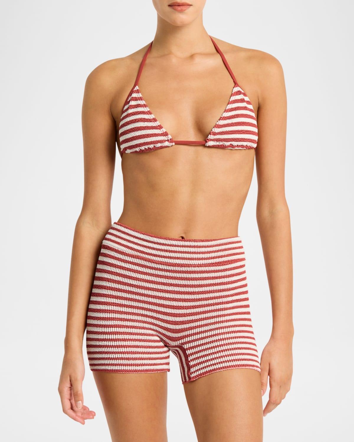 Rooibos Stripe Dom Swim Shorts Product Image