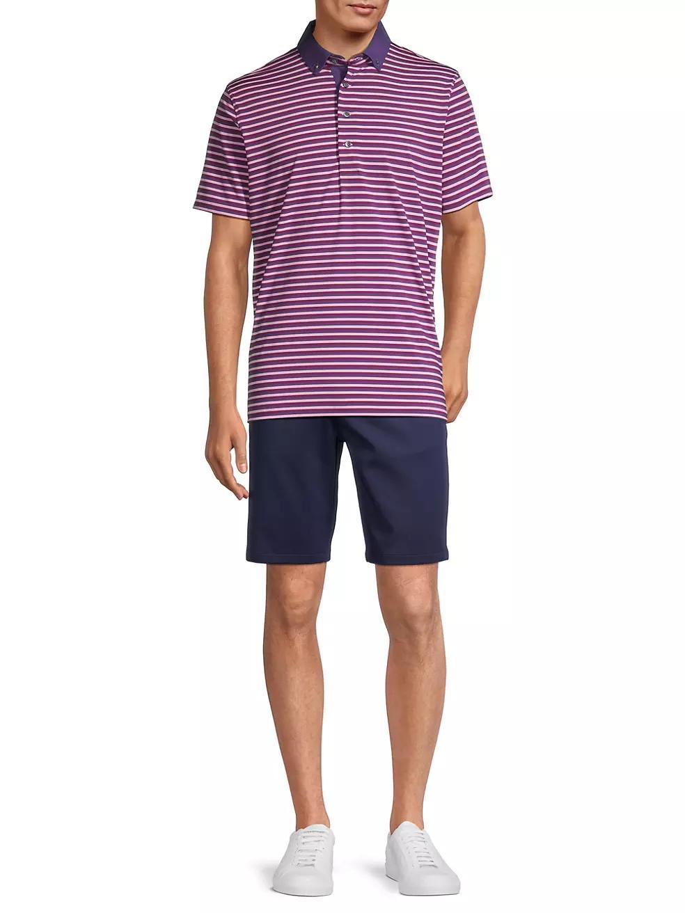 Okena Striped Polo Shirt Product Image